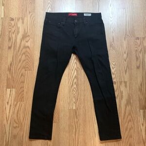 Guess Men’s 33x30 Medium Rise Skinny Black Jeans